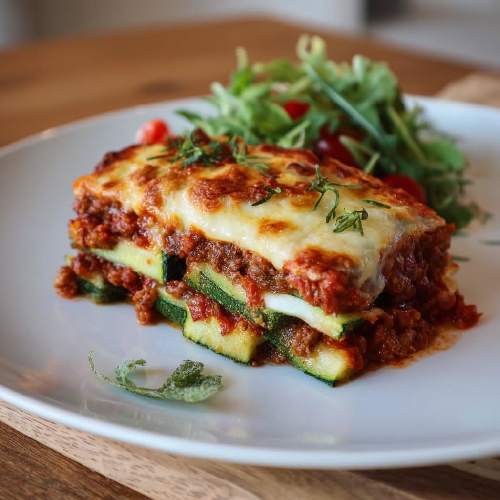 Lasagne courgette légère