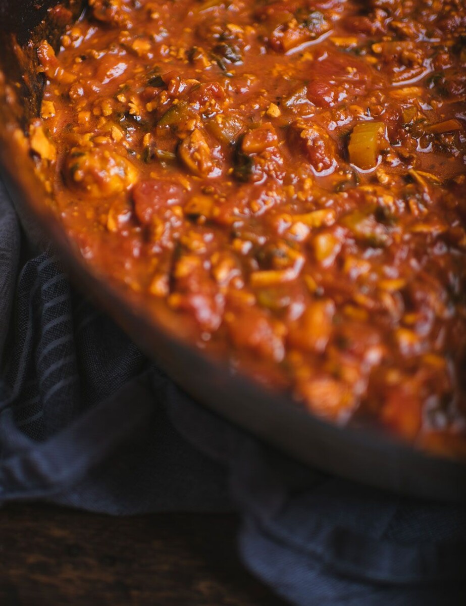 Spaghetti végétarien savoureux