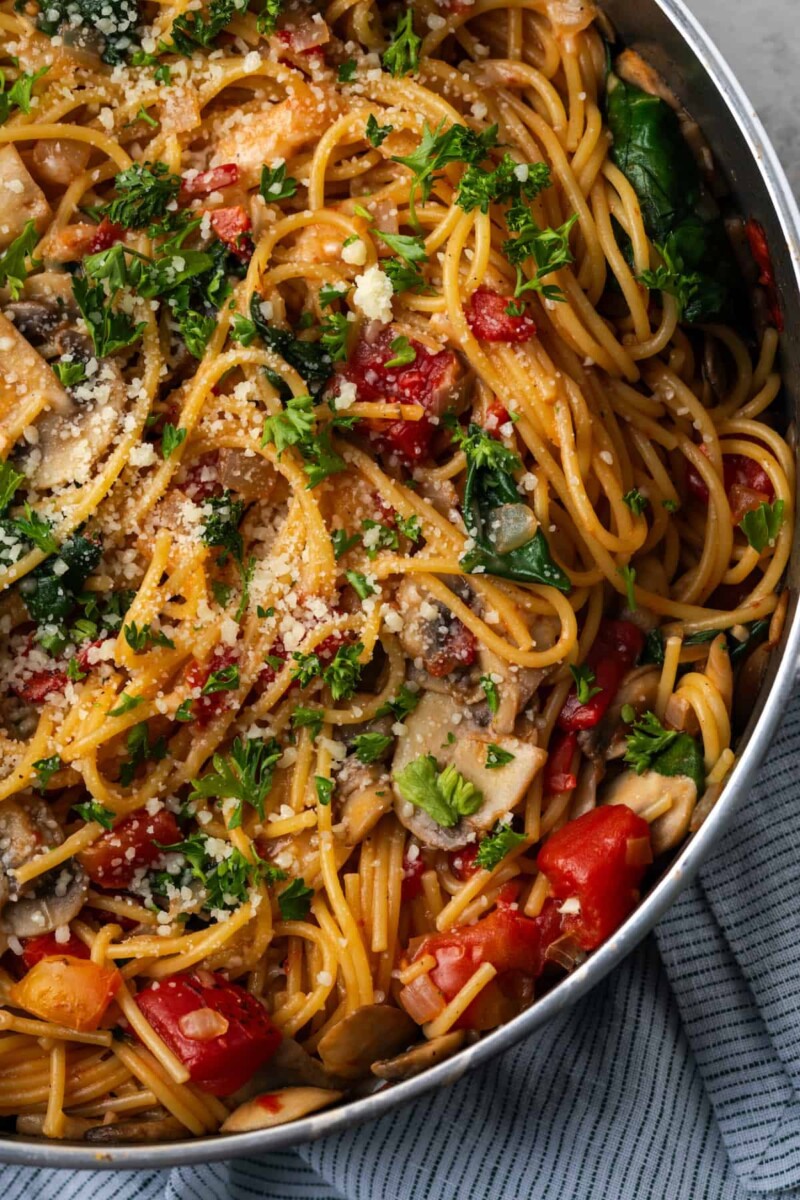 Recette spaghetti végétarien