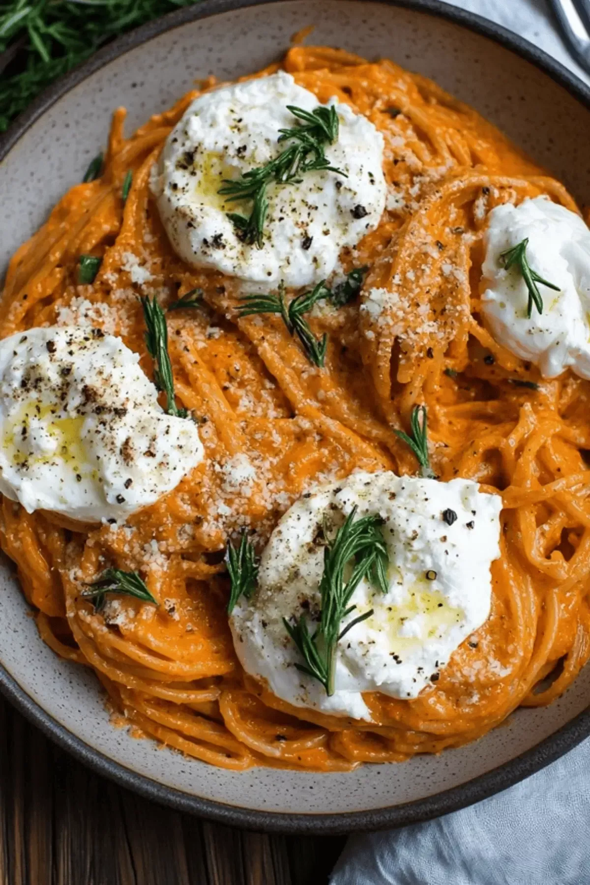 Plat de spaghetti sans viande