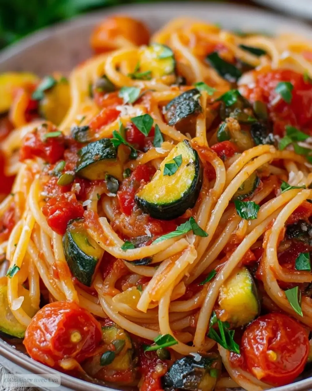 Recette spaghetti végétarien