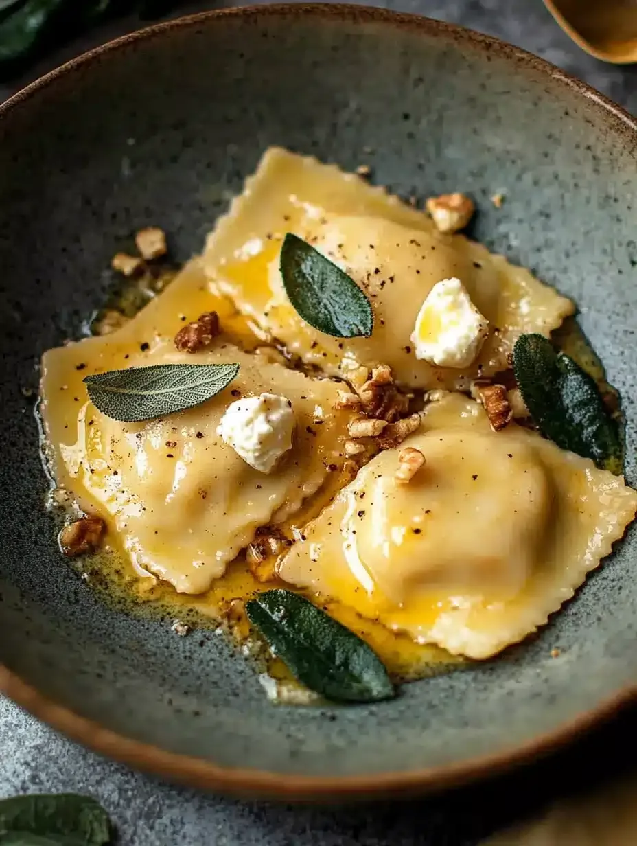 Plat ravioli sans viande