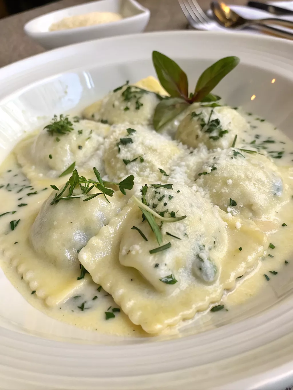 Ravioli végétarien italien