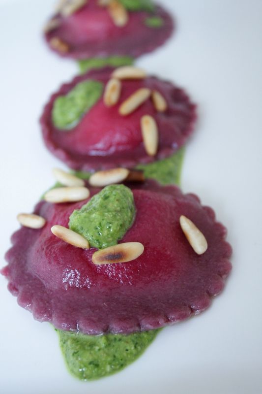 Ravioli végétarien italien