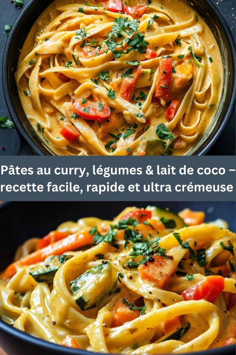 Plat de tagliatelle végétarien