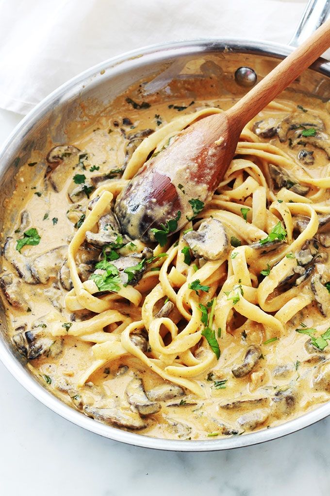 Recette pâtes sans viande
