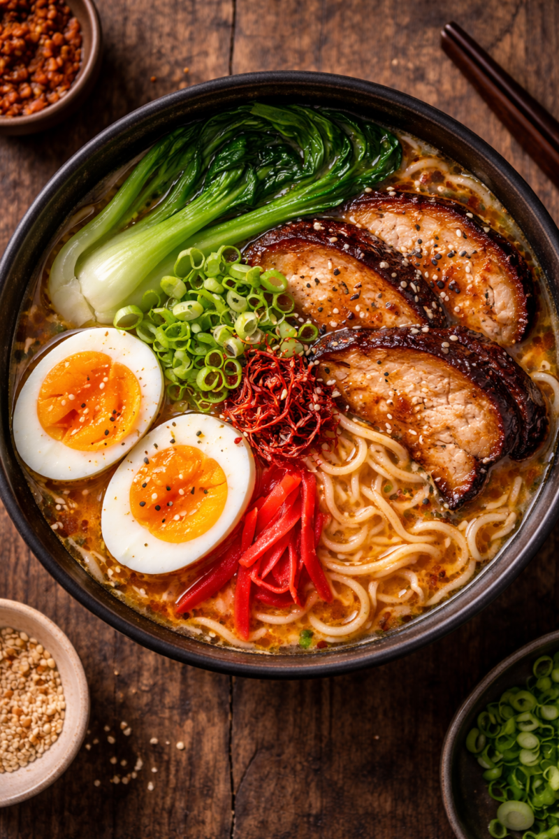 Bol de ramen savoureux