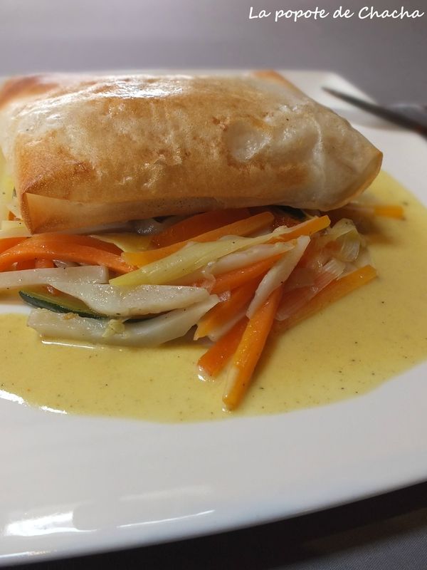 Apéritif brick sans viande