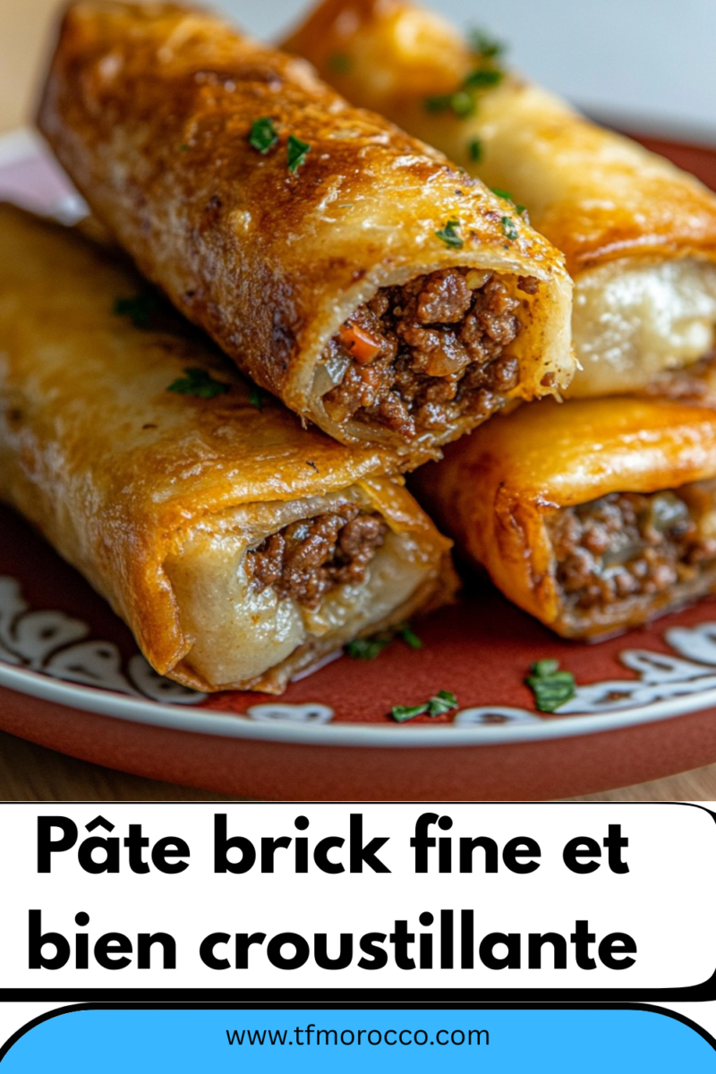 Apéritif brick sans viande