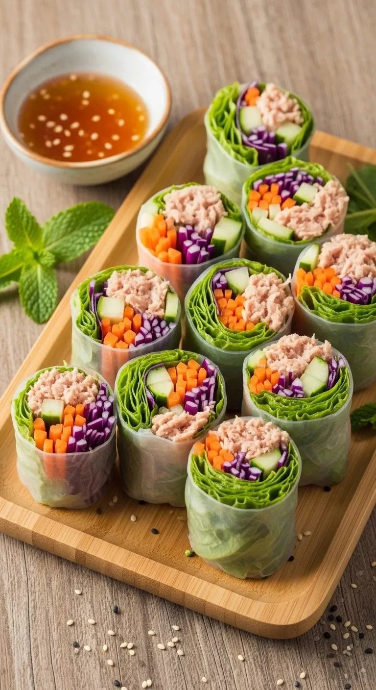 Recette fraîche rouleau végétarien