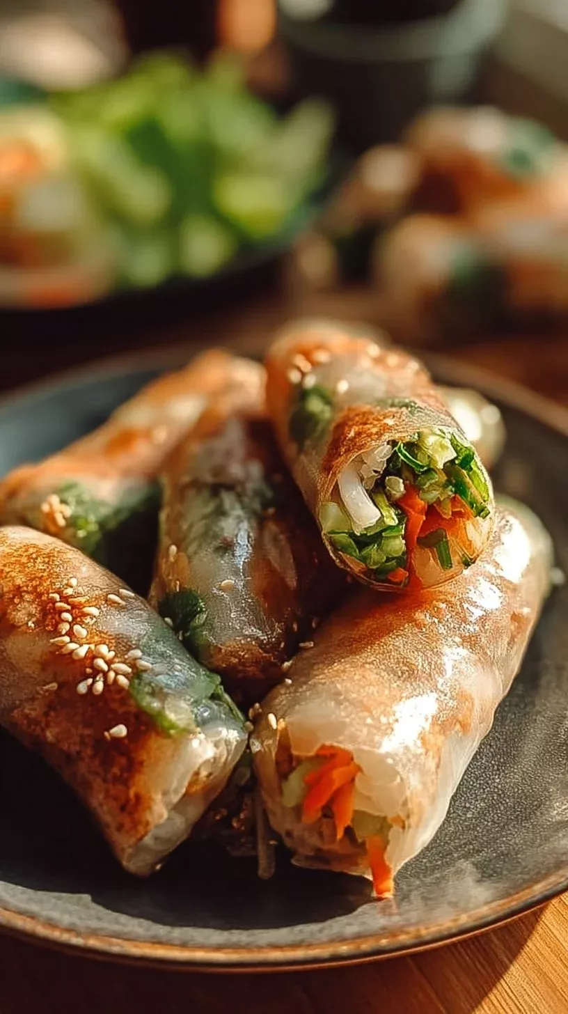 Rouleaux de printemps végétariens