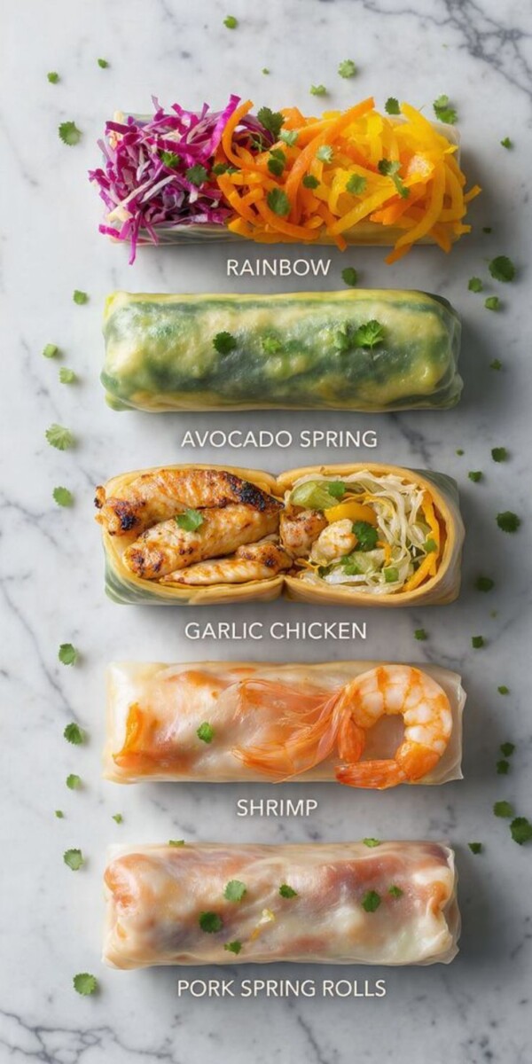 Rouleaux de printemps végétariens