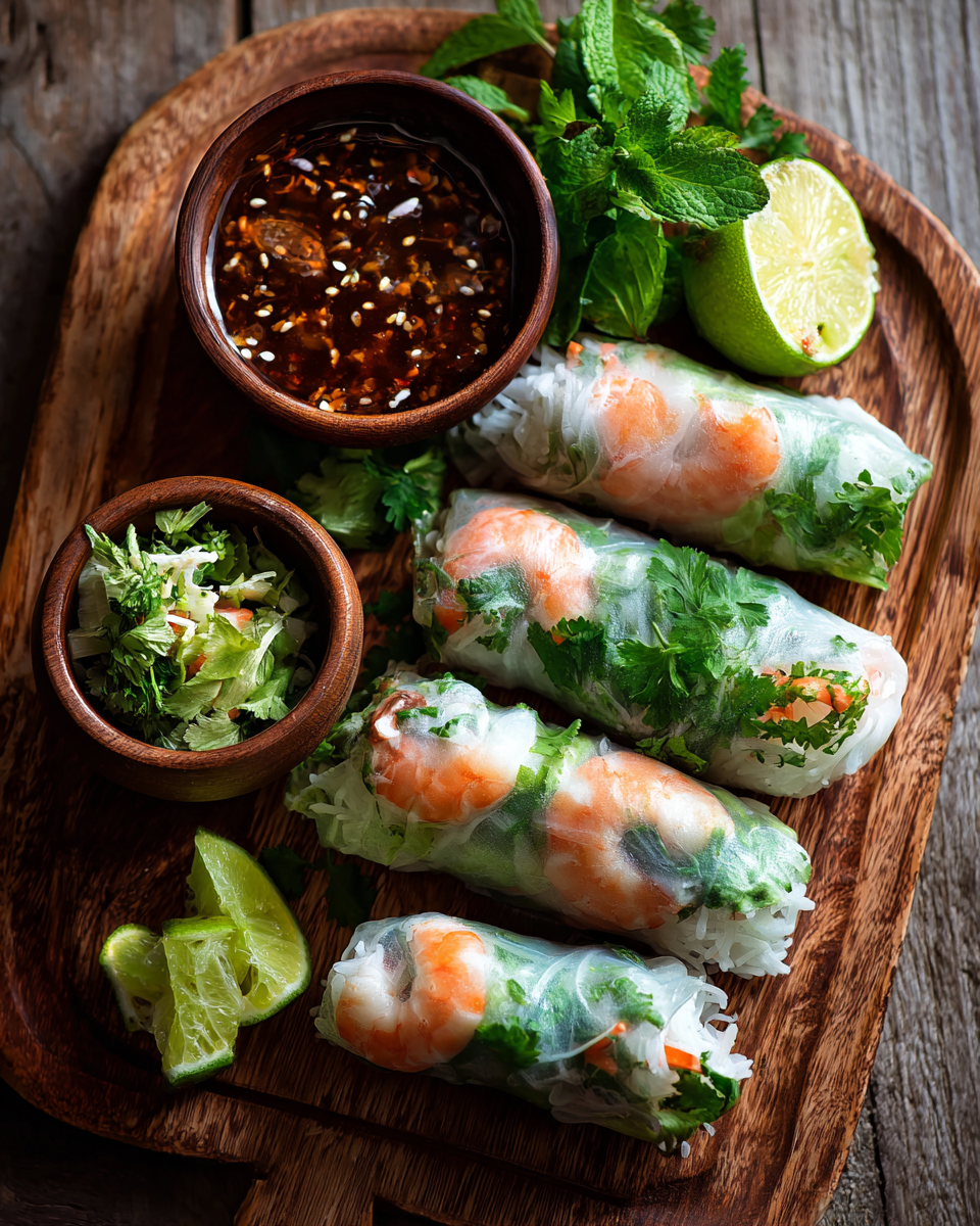 Recette fraîche rouleau végétarien