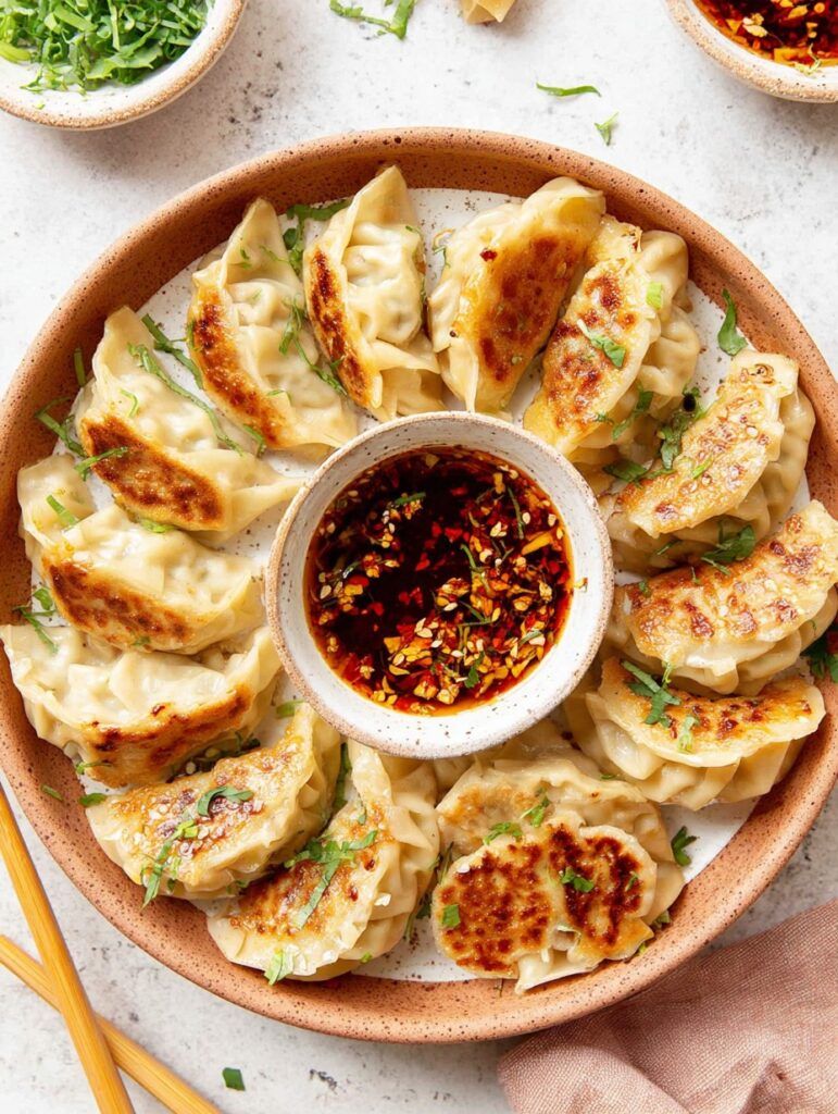 Raviolis japonais végétariens
