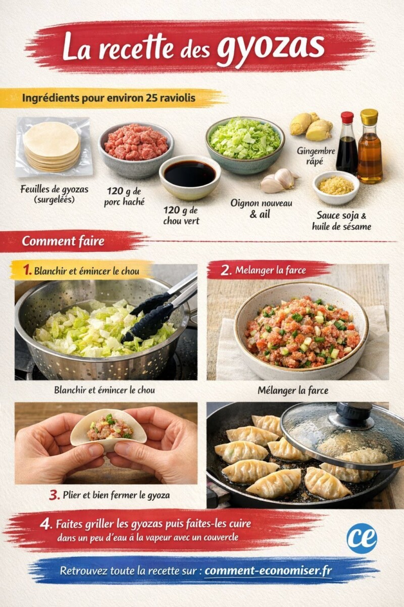 Raviolis japonais végétariens