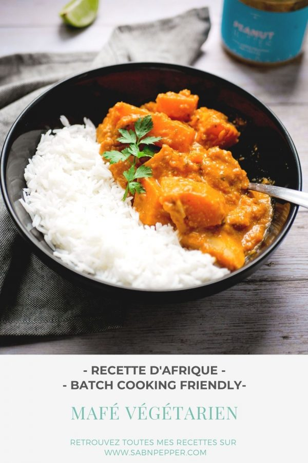 Mafé végétarien maison