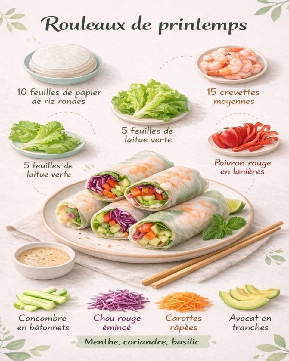 Recette fraîche et légère
