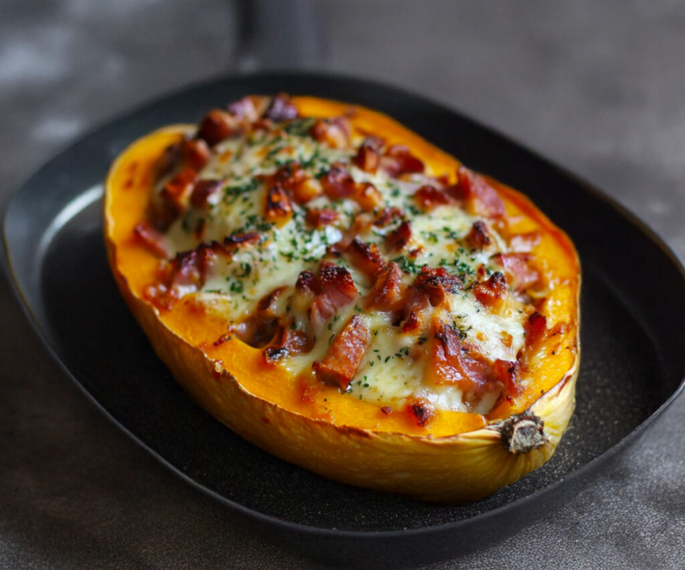 Plat de saison à la courge