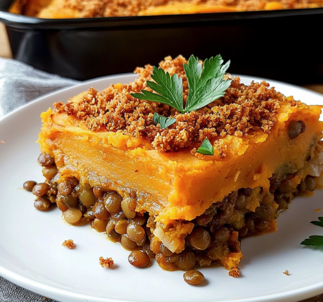 Hachis parmentier lentilles