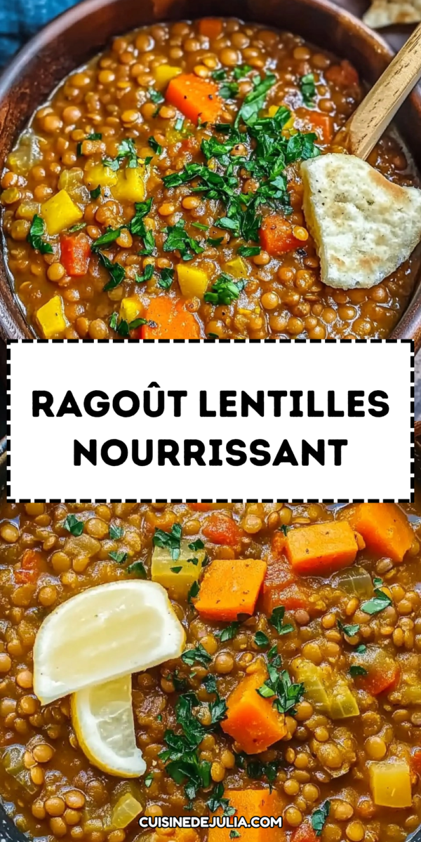 Lentilles vertes savoureuses