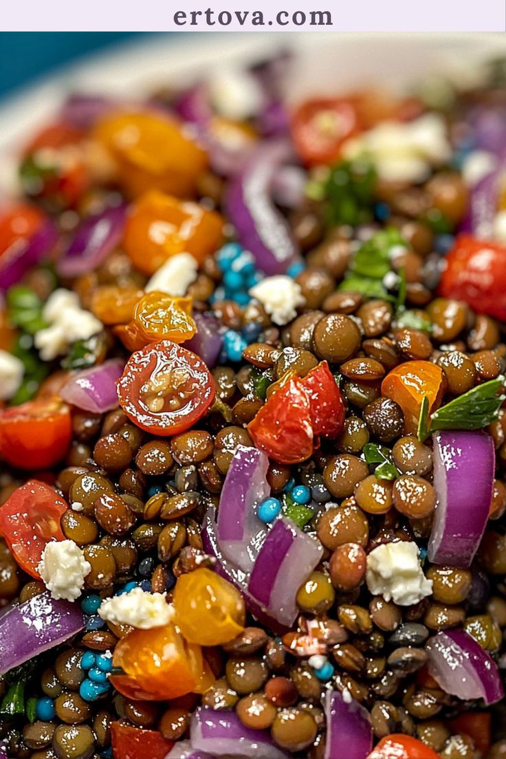 Recette lentilles équilibrée
