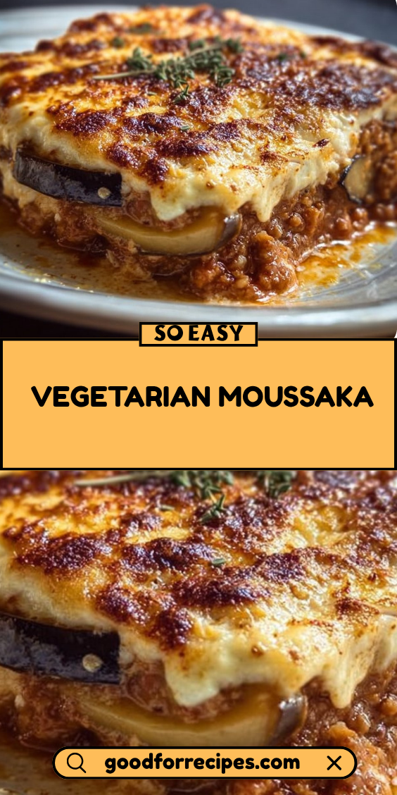 Recette moussaka végétarienne