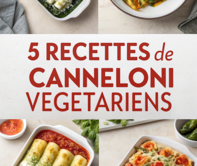 Recette cannelloni végétarien : un plat italien réconfortant à essayer