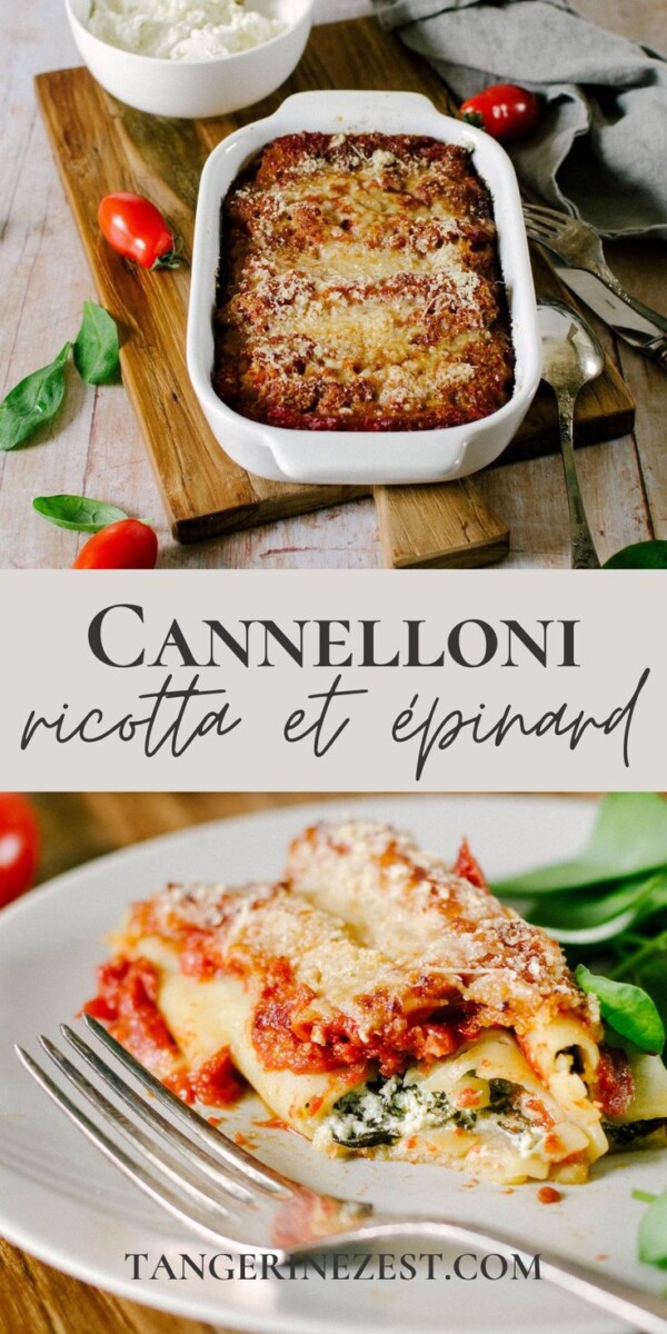 Cannelloni végétarien savoureux