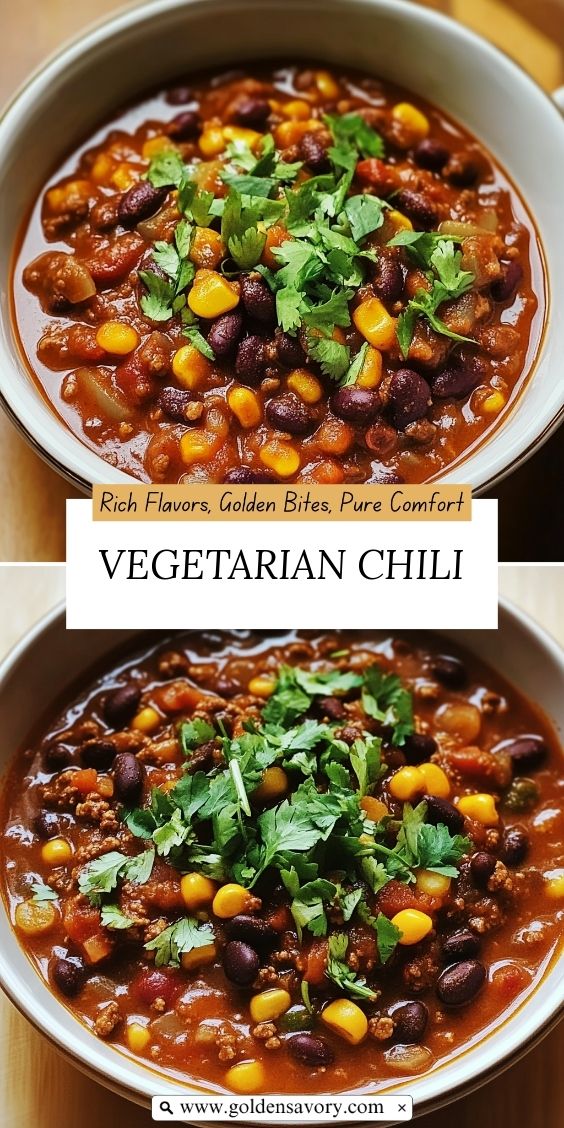 Chili végétarien savoureux