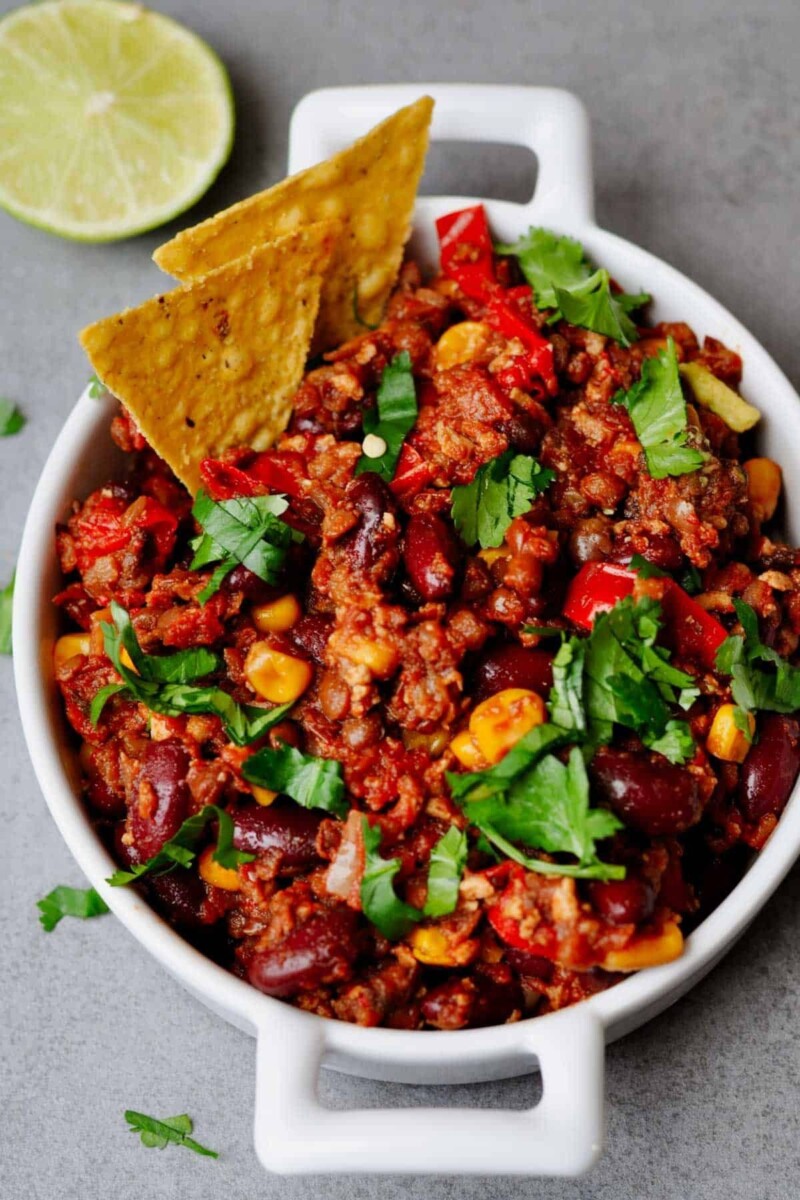 Recette chili sans viande