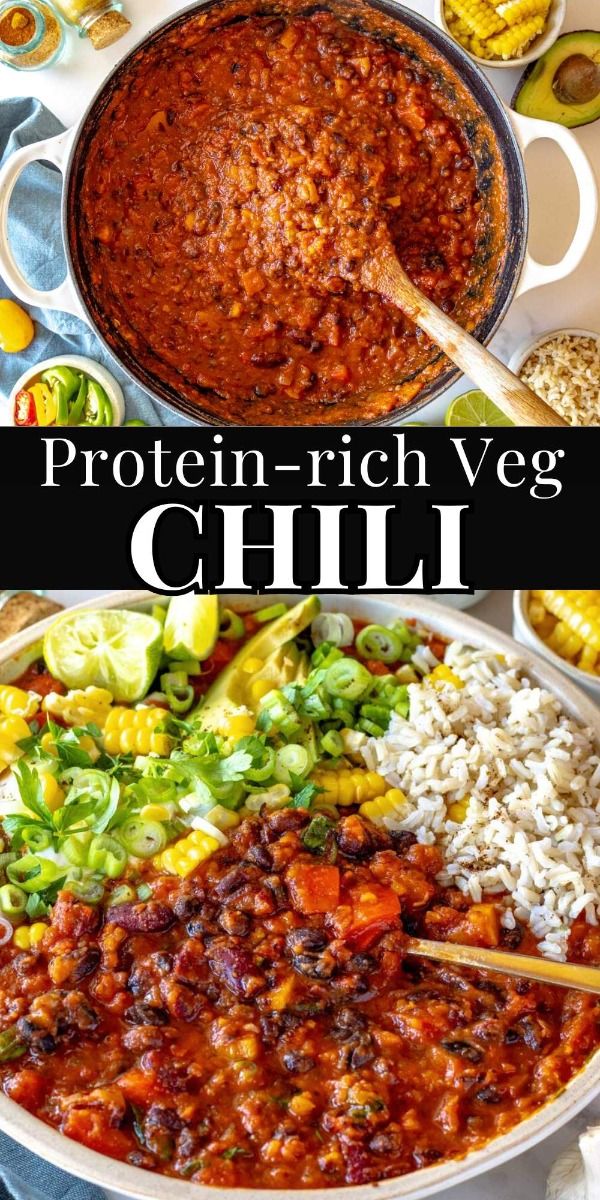 Chili végétarien savoureux