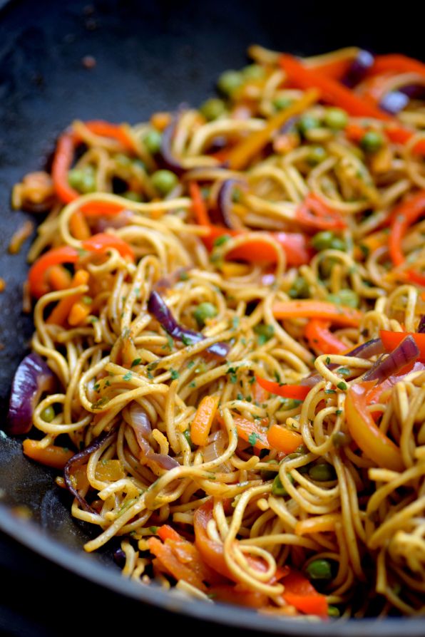 Nouilles de riz asiatiques