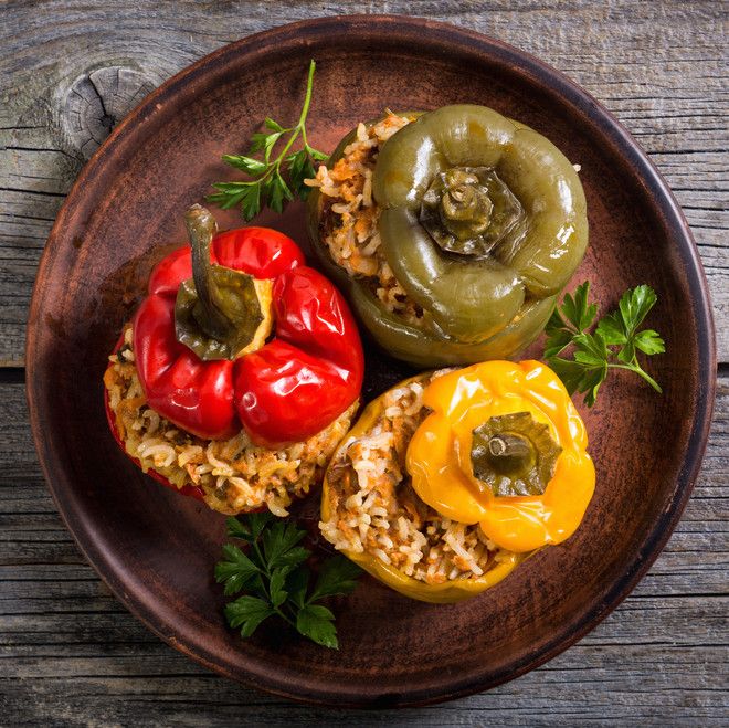 Recette végétarienne colorée