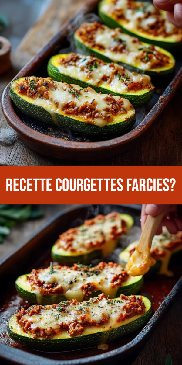 Recette courgette farcie savoureuse