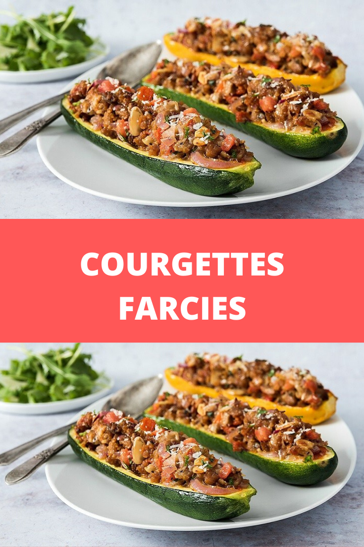 Recette courgette farcie savoureuse