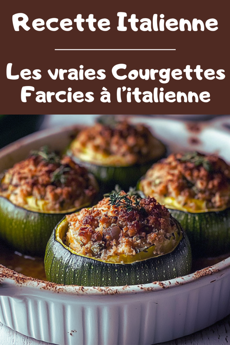Courgette ronde farcie végétarienne