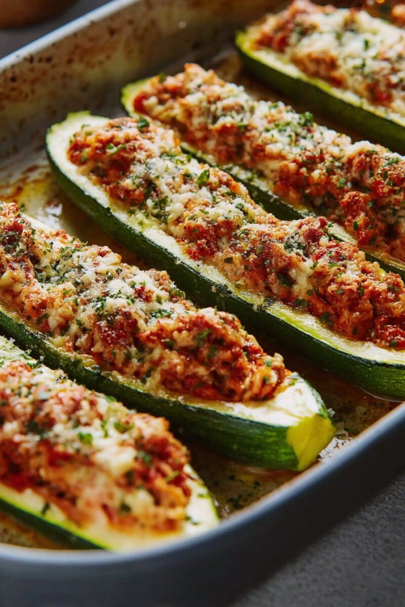 Recette courgette farcie savoureuse