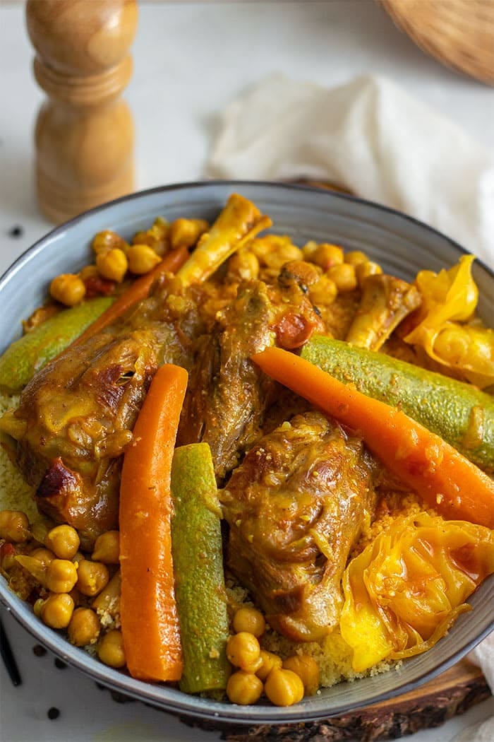 Recette de couscous colorée