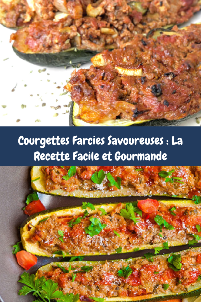 Recette courgette farcie