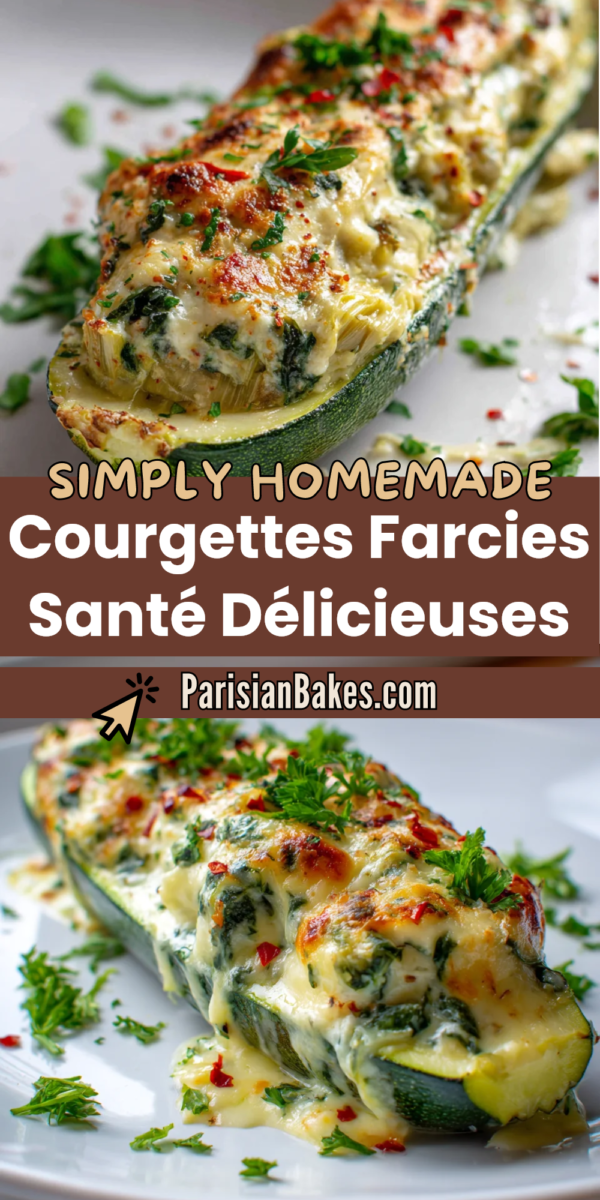 Courgette farcie végétarienne