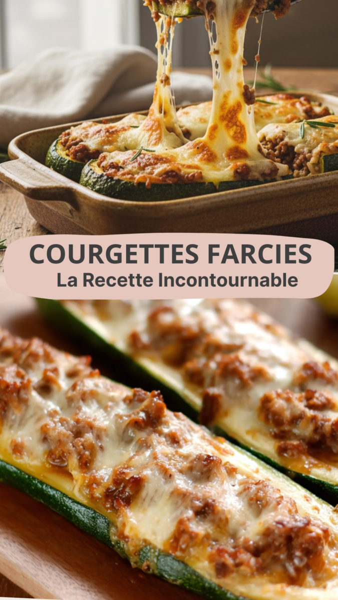 Courgette farcie végétarienne