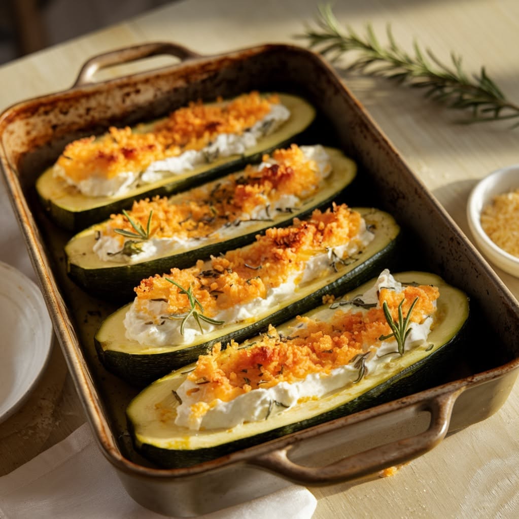 Recette courgette farcie